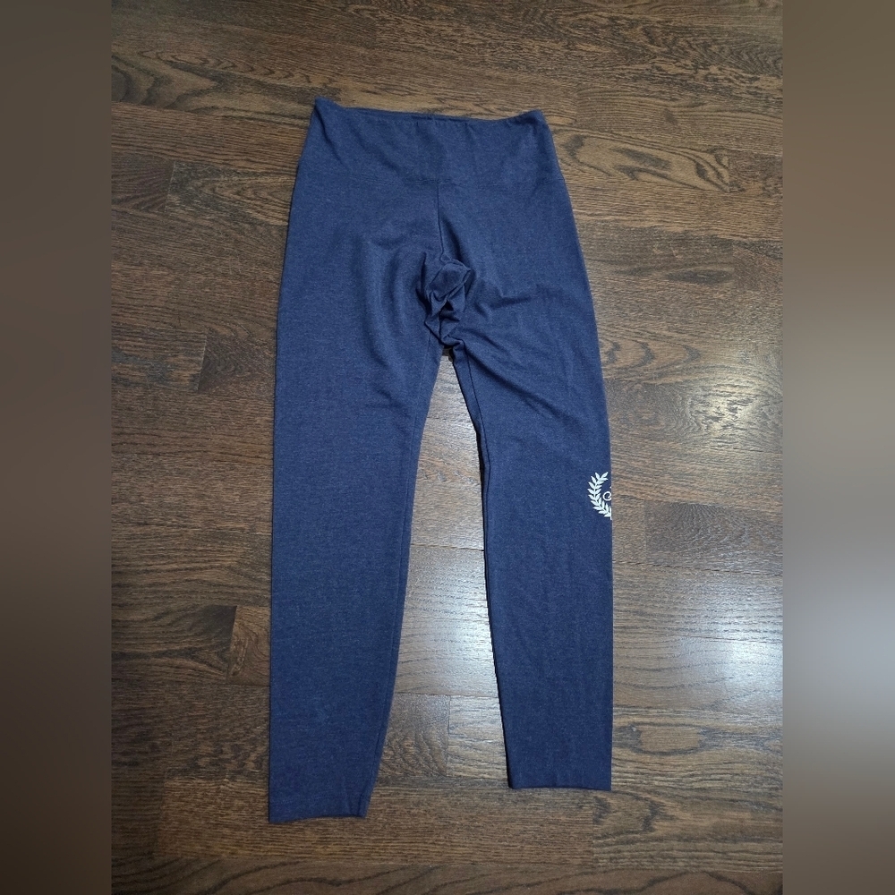 NWT Pink Victoria's Secret  Blue Leggings Sz.L